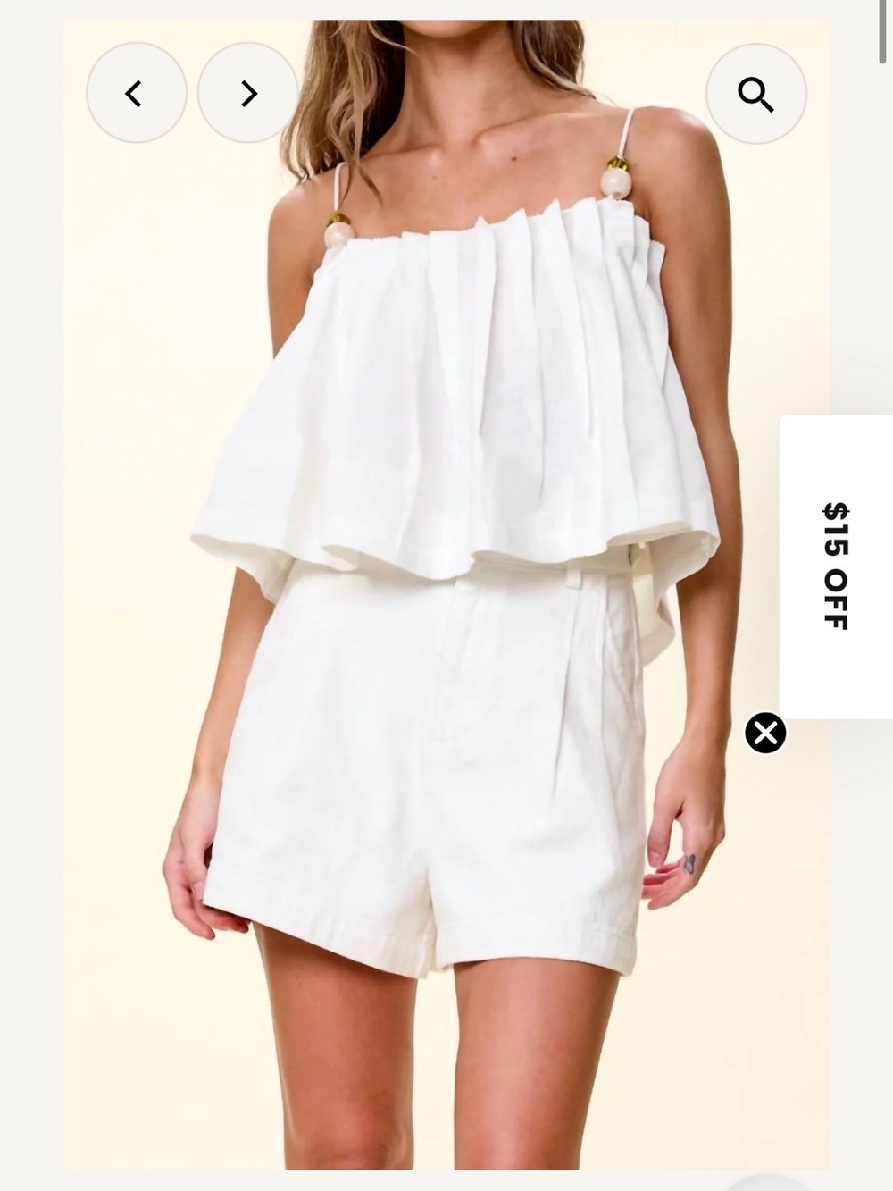 Cleobella White Tank